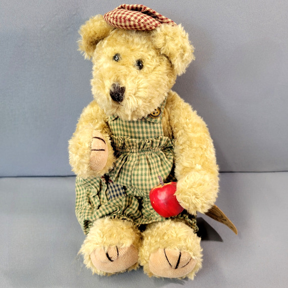 Miss Elles Artisaa Flair Collection Bear Plush Jointed School Student 11" Tag - Picture 7 of 12